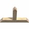 Ekena Millwork Portland Rough Sawn Timber Gable Bracket, Douglas Fir, 48"W x 30"H x 6"D x 6"F, 15/12 Pitch GBW048X30X0606POR00RDF - alternate 3